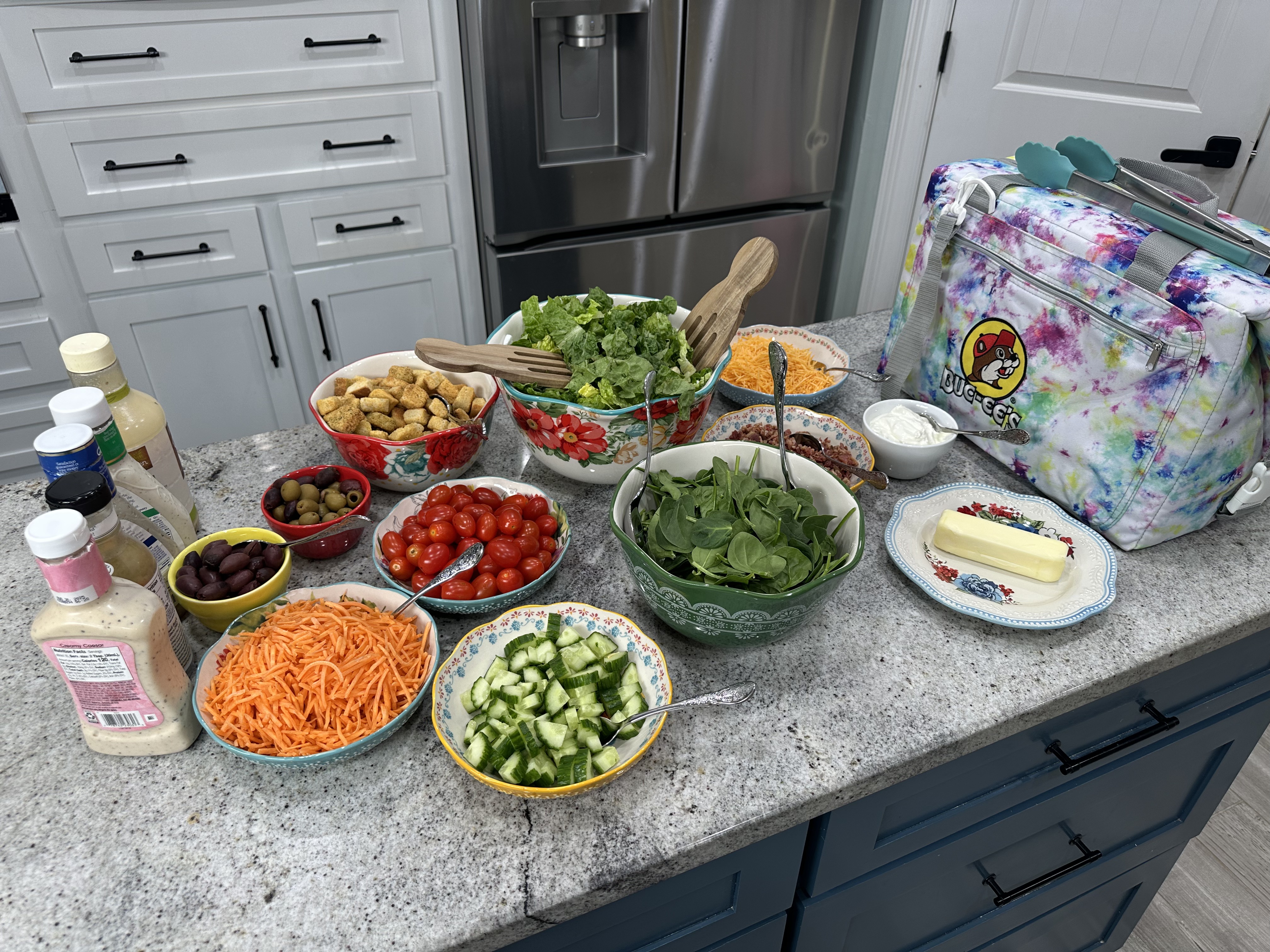 Affordable Baked Potato and Salad Bar for Galentine’s Day
